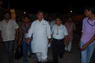 Escorting Uttarkhand’s present Chief Minister Mr Harish Rawat during his late night visit at Haridwar, when he was Union Minister