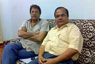 With famous film artist Mr Arun Govil before his shooting at Dehra Dun