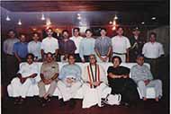 The entire cabinet of the officers of the then Governor Mr Vishnu Kant Shastri during the president rule in Uttar Pradesh