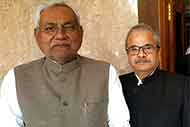 With The Chief Minister Bihar Mr Neetish Kumar in Patna at his official residence