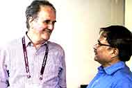 The Super Famous Media Celebrity Sir Mark Tully visited my Kumbh Mela 2013 Allahabad office to understand my working style