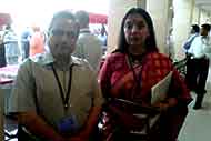 With M.P. Ms Shabana Azmi at NDC Meeting Vigyan Bhawan